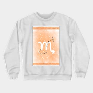 Scorpio star sign design Crewneck Sweatshirt